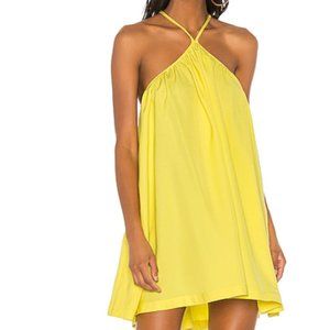 Yellow Flowy Cocktail Dress